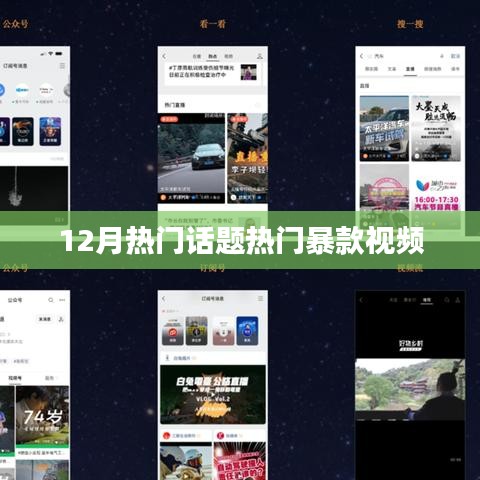 12月爆款视频，热门话题一网打尽