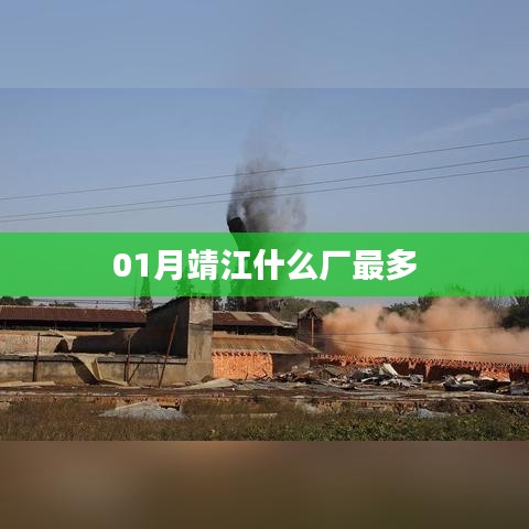 靖江一月份工厂分布及数量统计