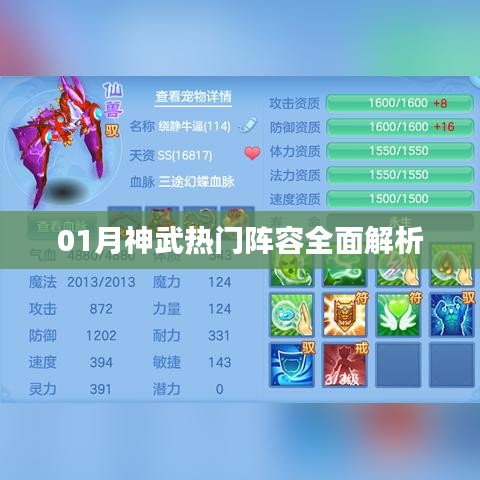 月神武热门阵容解析大全