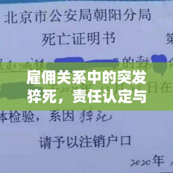 雇佣关系中的突发猝死，责任认定与应对策略