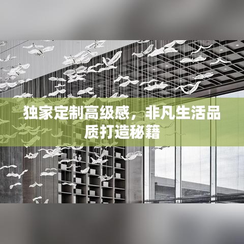 独家定制高级感，非凡生活品质打造秘籍