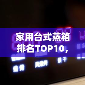 家用台式蒸箱排名TOP10，选购指南与推荐