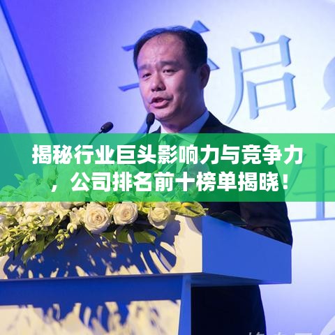 揭秘行业巨头影响力与竞争力，公司排名前十榜单揭晓！