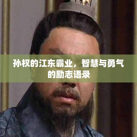 孙权的江东霸业，智慧与勇气的励志语录