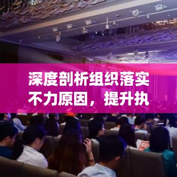 深度剖析组织落实不力原因，提升执行效能之道