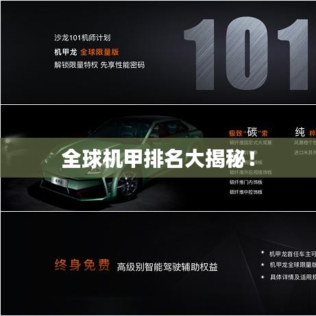 全球机甲排名大揭秘！