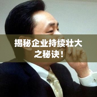 揭秘企业持续壮大之秘诀！