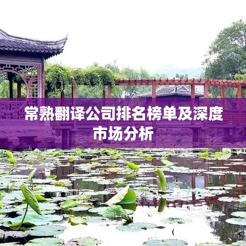 常熟翻译公司排名榜单及深度市场分析