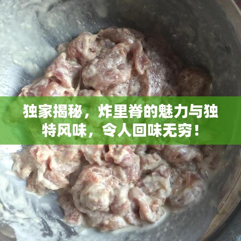 独家揭秘，炸里脊的魅力与独特风味，令人回味无穷！