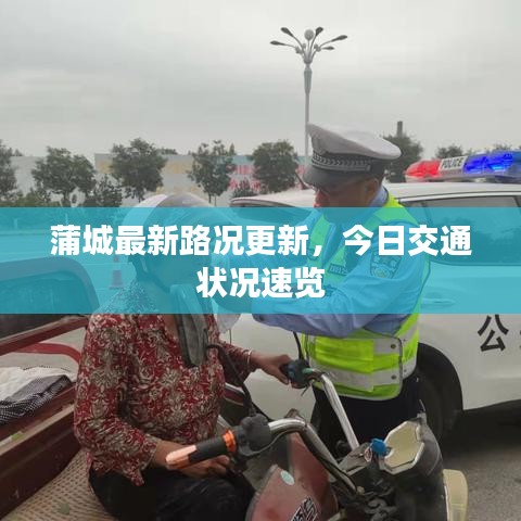 蒲城最新路况更新，今日交通状况速览