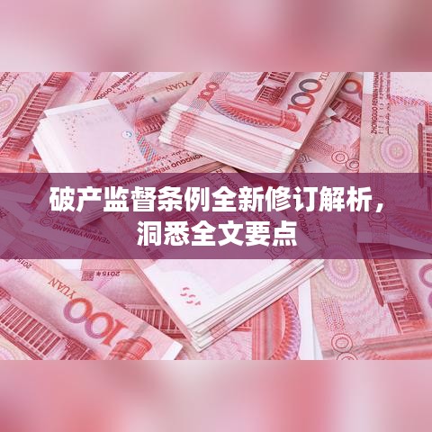破产监督条例全新修订解析，洞悉全文要点